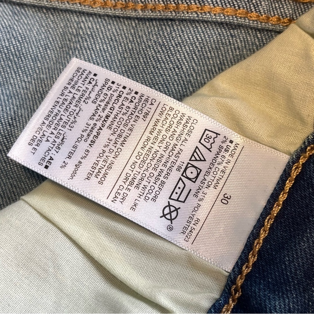 Old Navy Kicker Bootcut Jeans 30 Plus Size New Blue Jeans Boot Cut - Picture 10 of 10